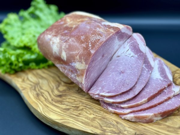 画像3: しっとり布巻肩ロースハム（ハーフサイズ）800g (3)